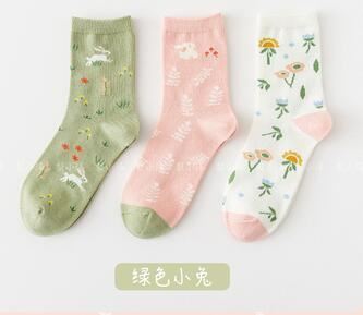 Laides Crew Sock 100%cotton